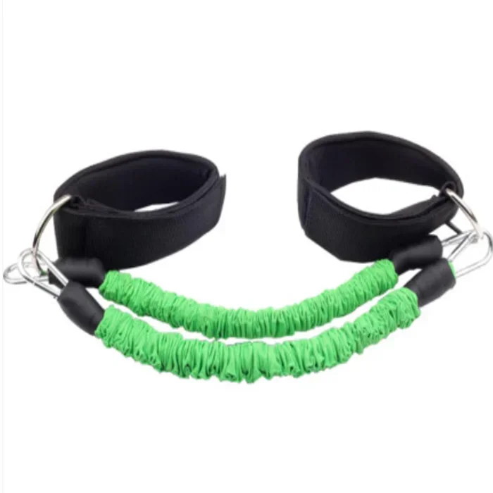 2026 Anti Snap Fabric Covered Leg And Ankle Exerciser Elastic Resistance Bands Tube For Basketball Football Speed Agility Traini