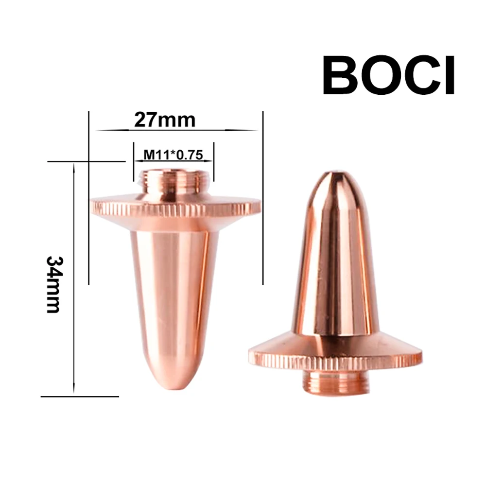 Laserschneiddüse D27 H34 M11*0.75 Einzel- und Doppelschicht-Flachdüsen für BLT441 BLT461 BLT481 Faserlaserschneidköpfe – Detail 3
