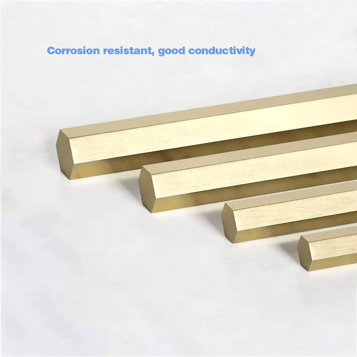 H59 Brass Rod/Brass Hexagonal Square Rod Opposite Sides 3/4/5/6/7/8/9/10-30mm, Length 200-500mm