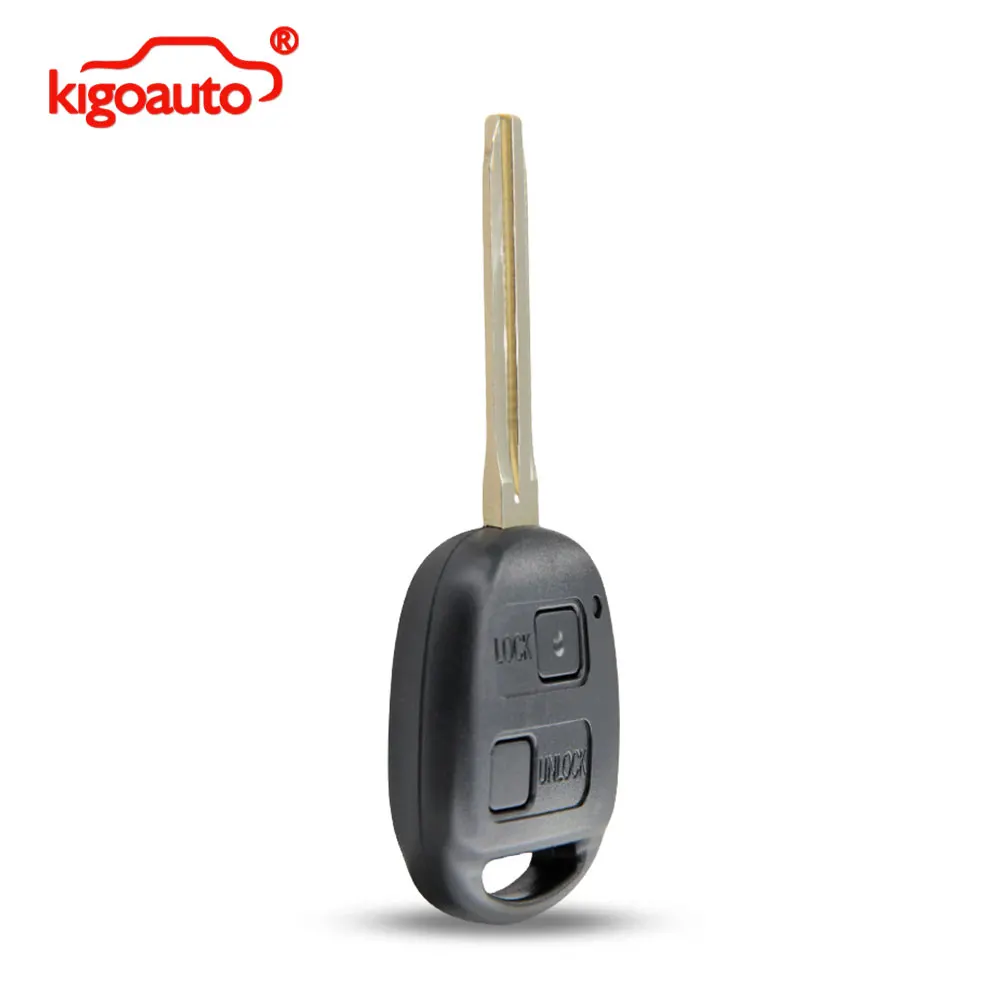 Kigoauto Fernbedienungsschlüssel 2 Tasten TOY43 Klinge 315/43/304MHz für Toyota Land Cruiser FJ Cruiser Prado 2004-2009 – Detail 6