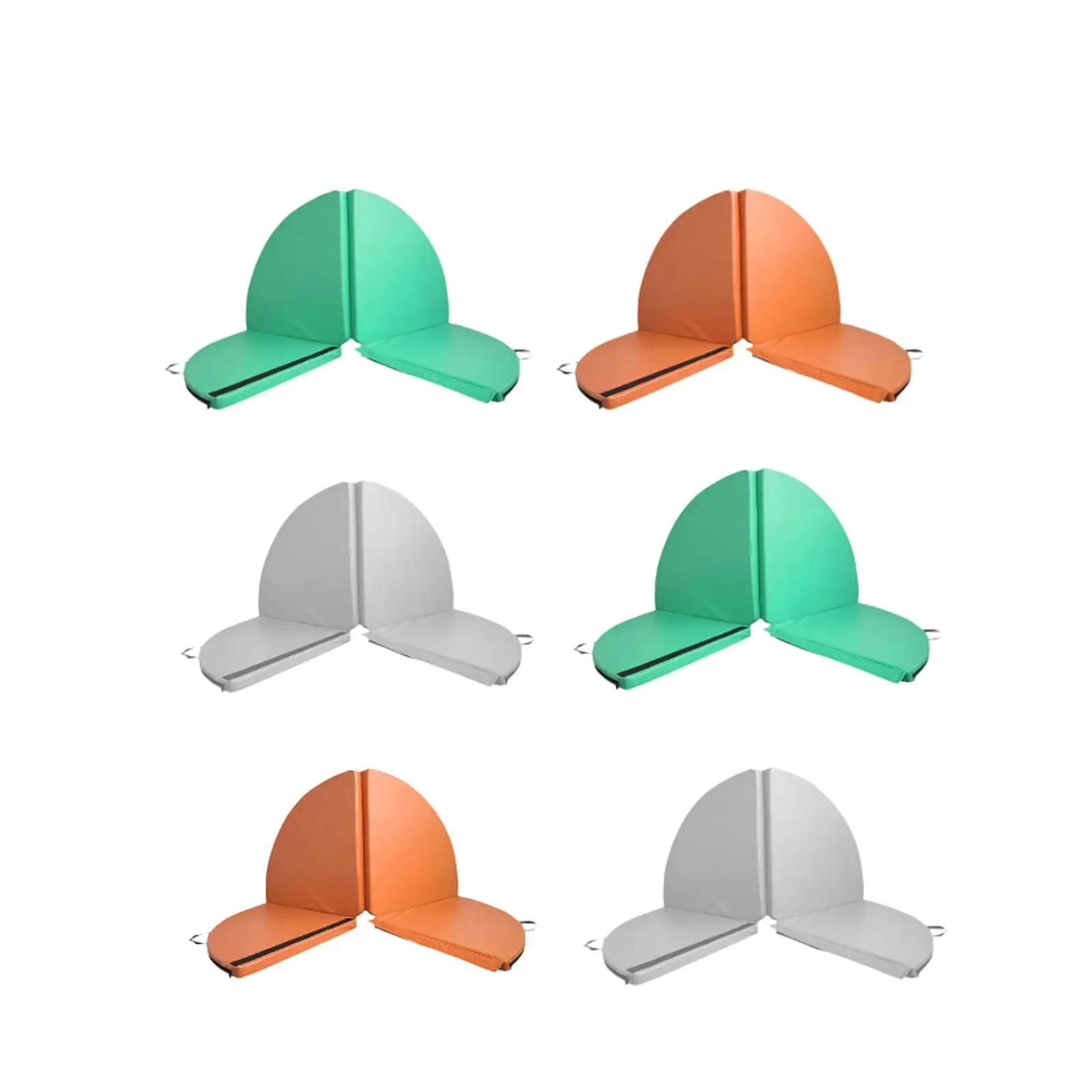 

Foldable Yoga Mat Portable Folding Pole Dance Mat for Indoor Workout Fitness