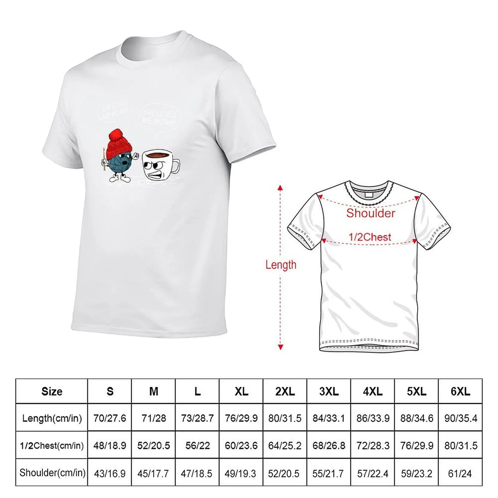 She Loves Me More Crochet T-Shirt quick drying graphic shirts fitted t shirts for men