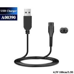 4.3V USB A00390 Charger Power Cord Adaptor for Philips Norelco OneBlade QP2520 QP2521 QP2523 QP2510 / 11 Shaver Charging Cable