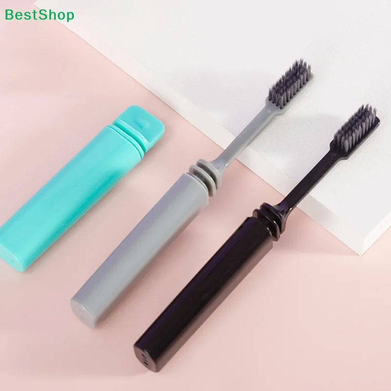 ✂1Pcs Portable Travel Toothbrush Foldable Soft Hair Dental Brush Folding Efficient Teethbrush Adult Toothbrush