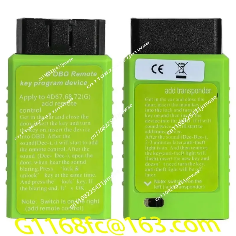 Picture 7: Automotive on-Board Diagnostics 2 Remote Key Programming Tools Smart Manufacturer 4C 4D Chip G H Programmer