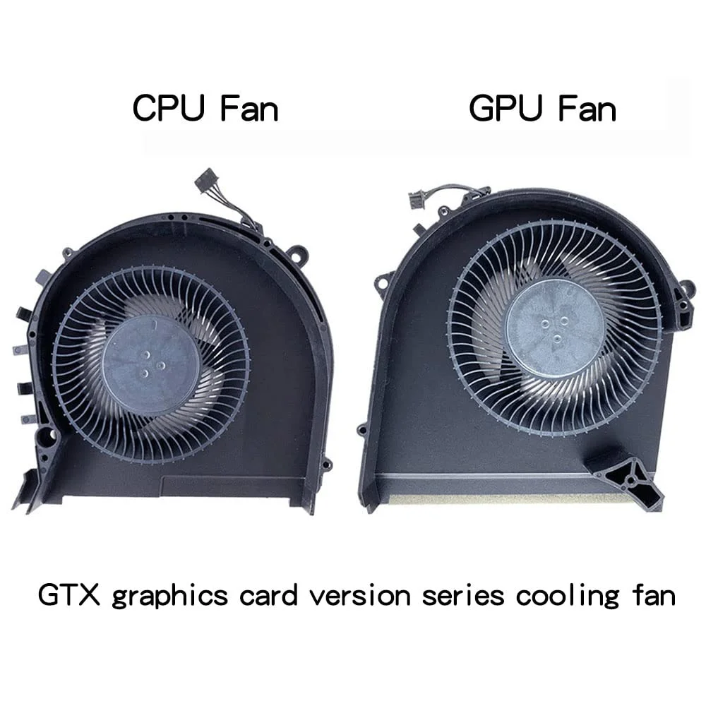 CPU+GPU Replacement Cooling Fan for HP OMEN 17-CB TPN-C144 GTX1660 Series 17-cb1008TX 17-cb0063TX 17-cb0030NR cb0070NR