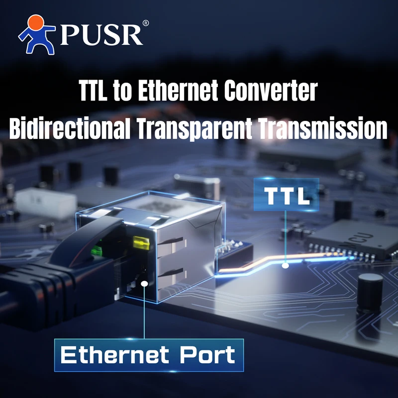 Pusr TTL UART โมดูลอีเทอร์เน็ต (ราคา3ชิ้น) Config NXP Cortex-m7 Modbus RTU เป็น TCP Usr-k7