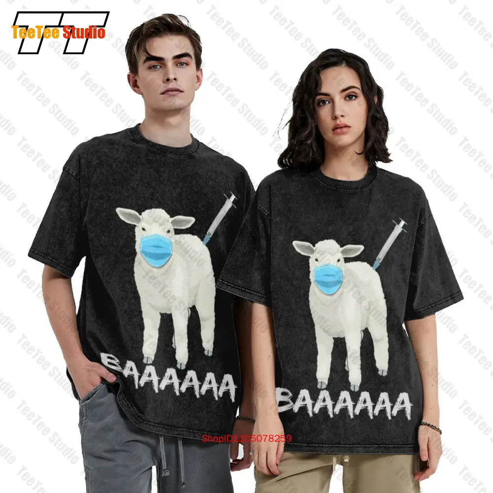 

Sheep Or Sheeple Anti Vaccine And Mask Oversized T-Shirt VYGH