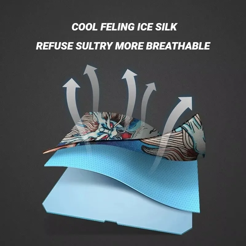 أكمام وشم صيفية طويلة بدون خياطة، غطاء حماية من الشمس، قفازات خارجية للقيادة، ذراع من الحرير الجليدي، أكمام جولف لركوب الدراجات