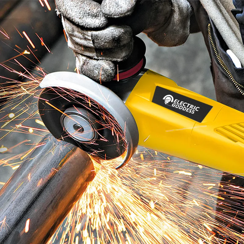 125 مللي متر 9000 دورة في الدقيقة اللاسلكي الأصفر زاوية طاحونة DCG407 المعادن القاطع بطارية ليثيوم محرك ل ديوالي 20 فولت بطارية دبوس #6