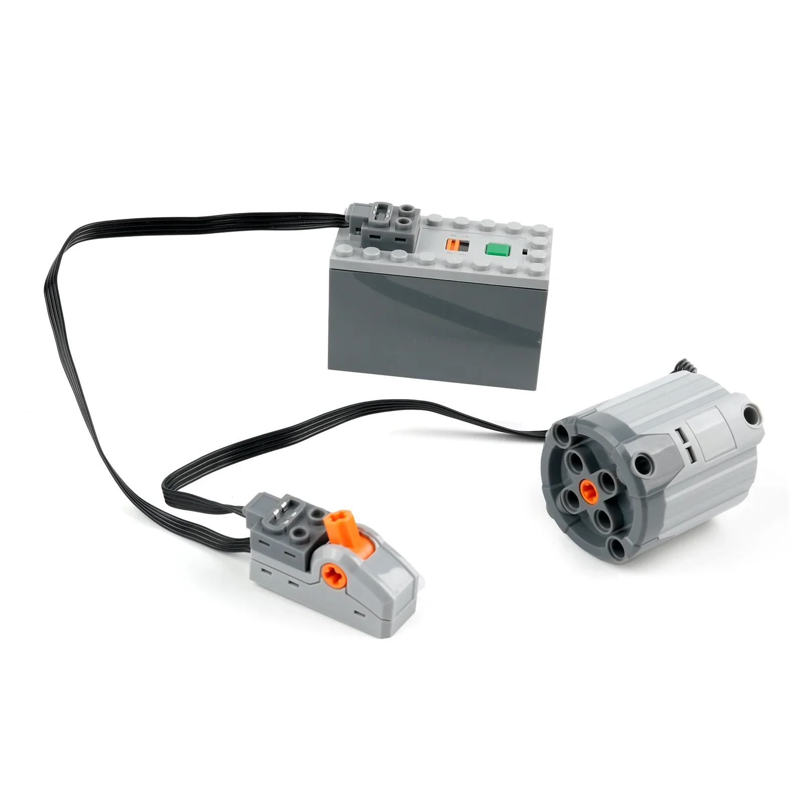 أجزاء وظائف الطاقة التقنية 8869 مفتاح التحكم الحالي القطبي لبنات البناء MOC لخط ربط الضوء LED والمحرك #6