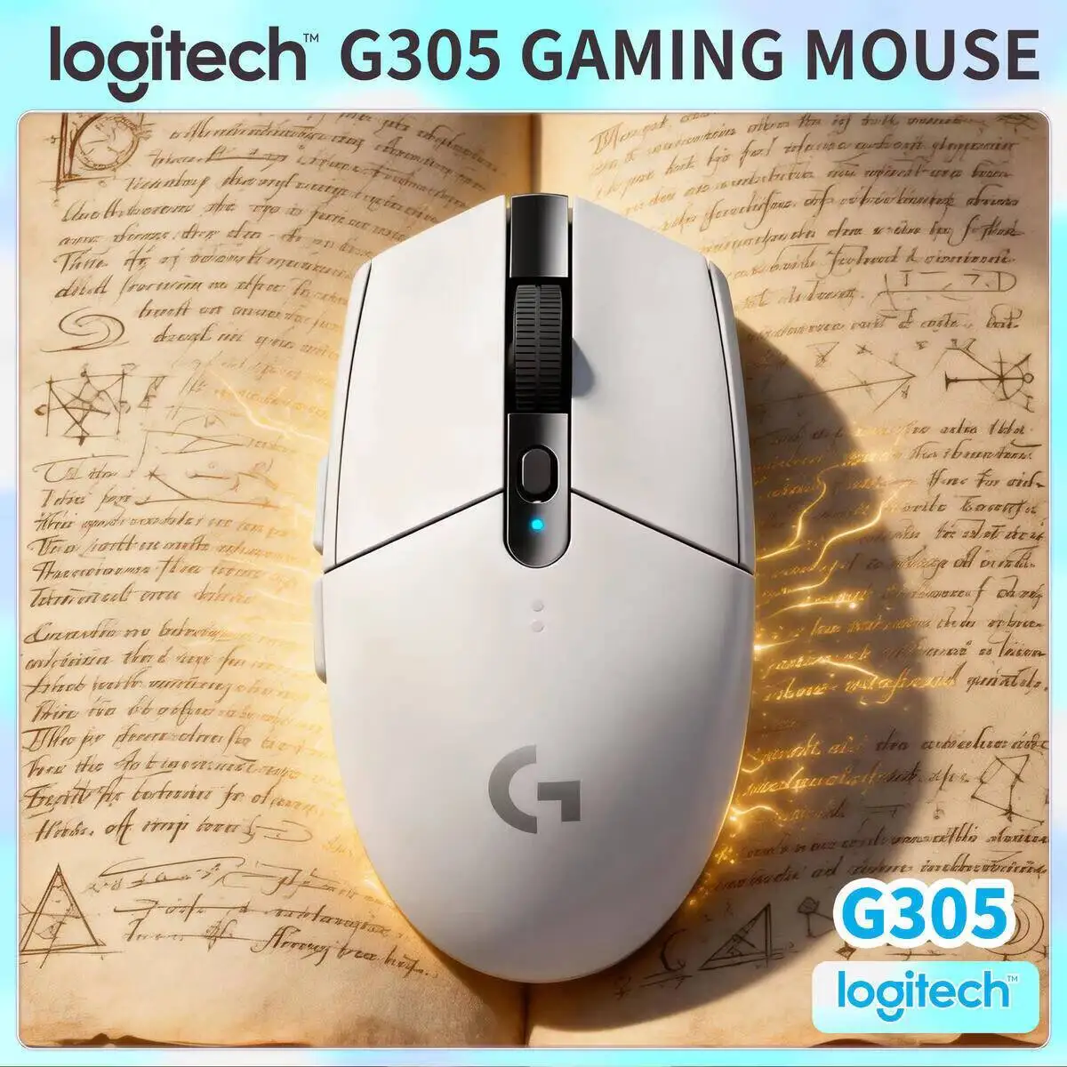 

Мышь Logitech G305 LIGHTSPEED, 12000 DPI, 6 программируемых кнопок, накладки из ПТФЭ, для левой и правой руки