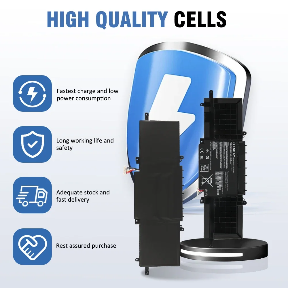 ETESBAY C31N1815 Per ASUS Zenbook 13 UX333 UX333F UX333FN UX333FA RX333FN RX333FA U3300FN BX333FN Serie UX33 Batteria Del Computer Portatile