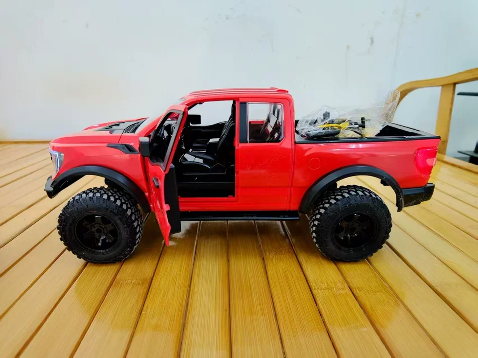 Hongxing New F-150 Raptor 4WD Off-Road RC Truck 1:12 Scale 380 Motor Full Metal Gearbox Remote Control Car For Kids Adults view 6