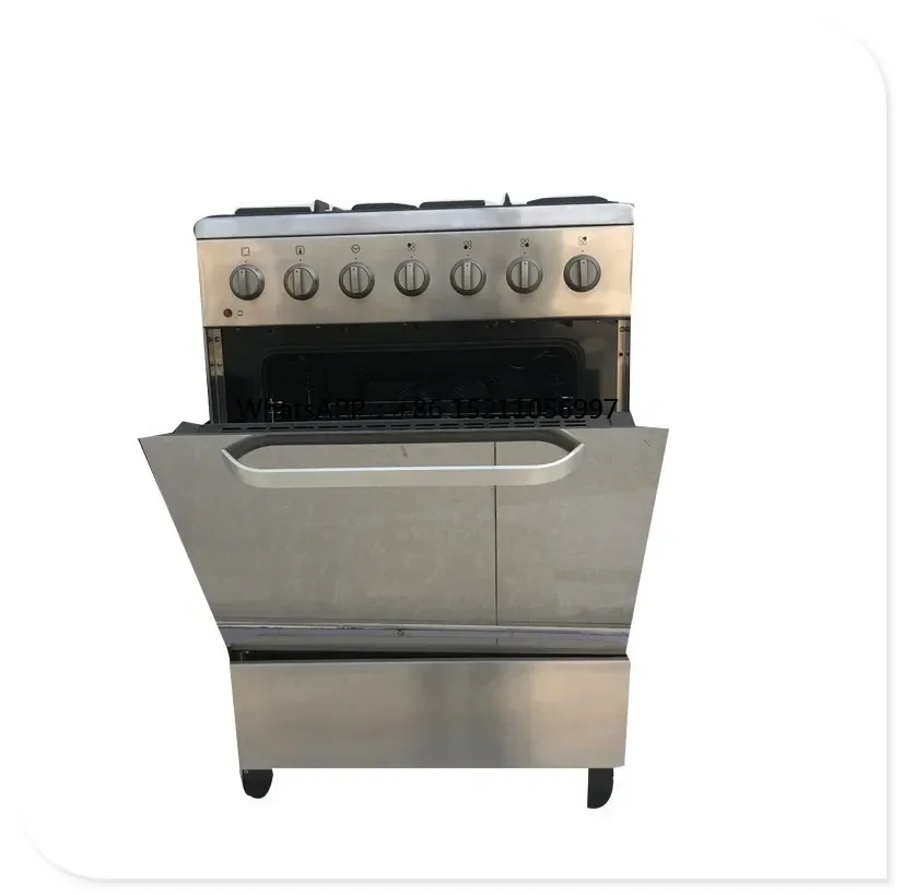 Electric Deep Air Fryers 4 Burners  Glass Cover Stainless