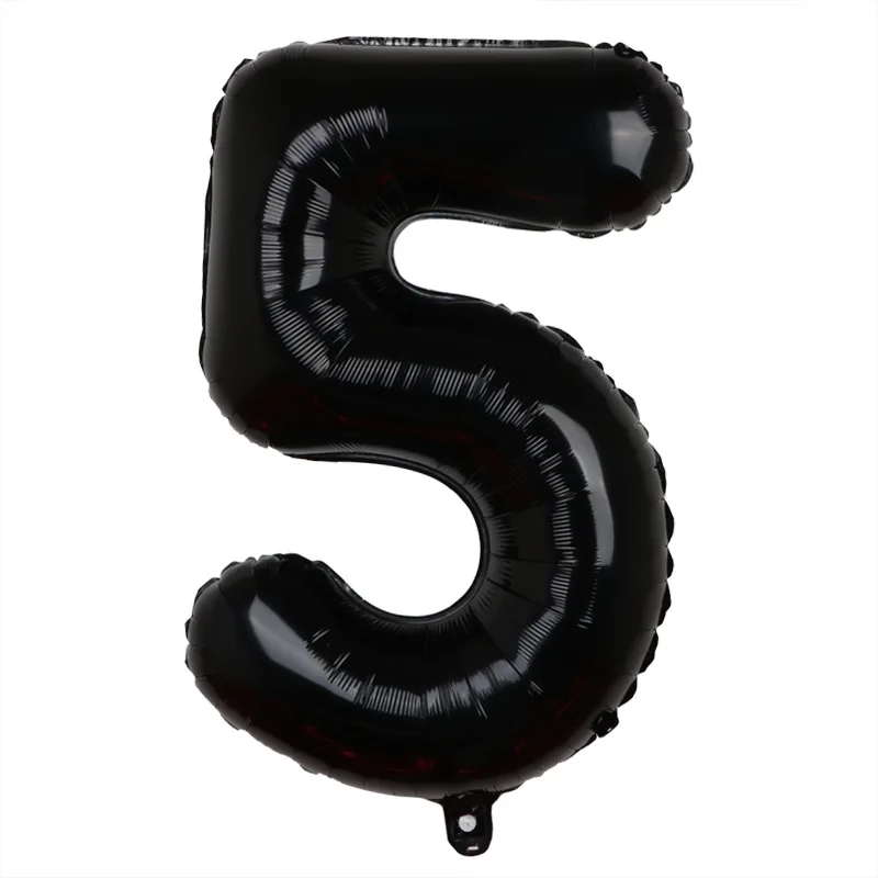 40inches Black Number Ballon Wedding Decorations Baby Shower Party Supplies Balloons Birthday Party Decoration Background Layout