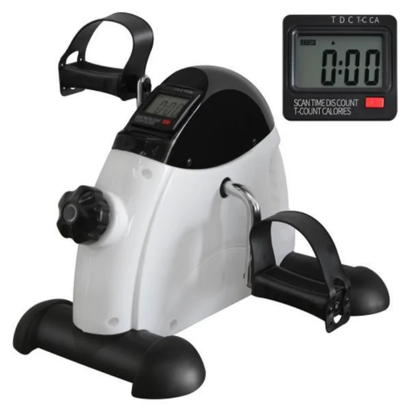 Mini Exercise Bike For Home Rehabilitation Training, With A Maximum Load Of 120 Kg And An Electronic Display And Instep Straps