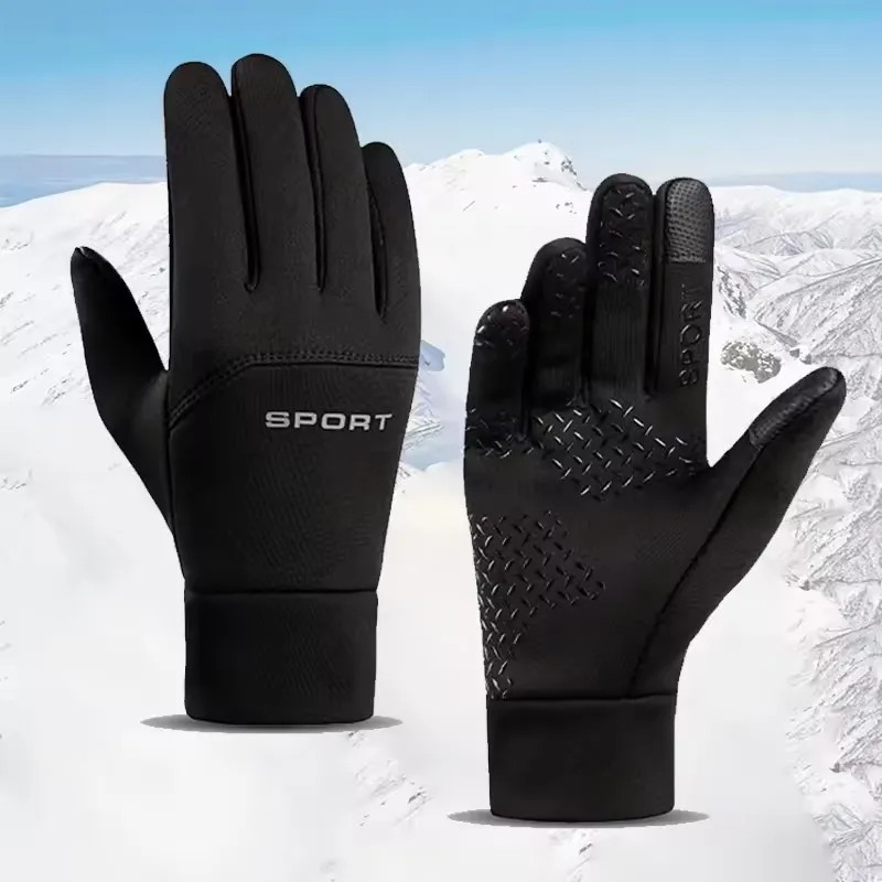 Winterwarme handschoenen Touchscreen Winddicht Antislip Koudbestendig Fietshandschoenen Buiten Heren Dames Hardlopen Wandelen Skihandschoenen