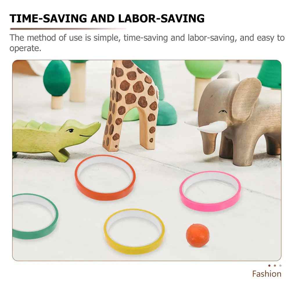 

6 рулонов разноцветных лент для шариков-клейковинок, 6 штук, для детей, клейкая лента для творчества, снятия стресса, подарок-антистресс