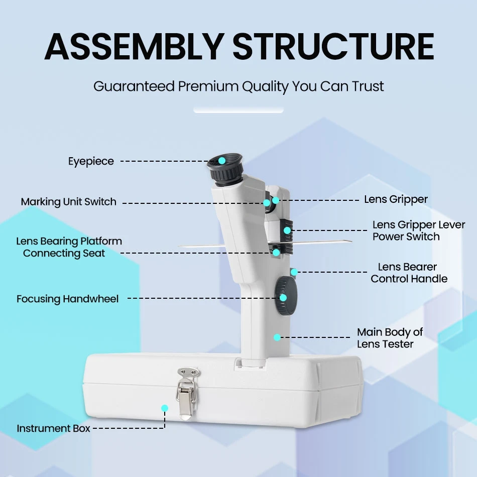 CP-1B Particular Optical Instrument Focimeter Optometry Machinemanual Lensometer  Lens Test Machine