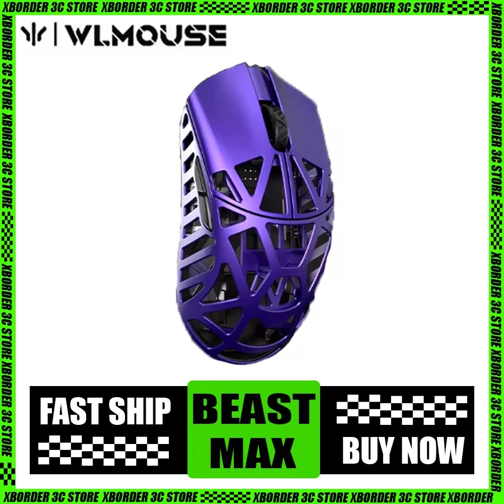 

Wanling Wlmouse Beast Max Wireless Mouse 8k Return Magnesium Alloy Paw3950 Gaming Mouse Lightweight E-Sports Pc Gamer Valorant