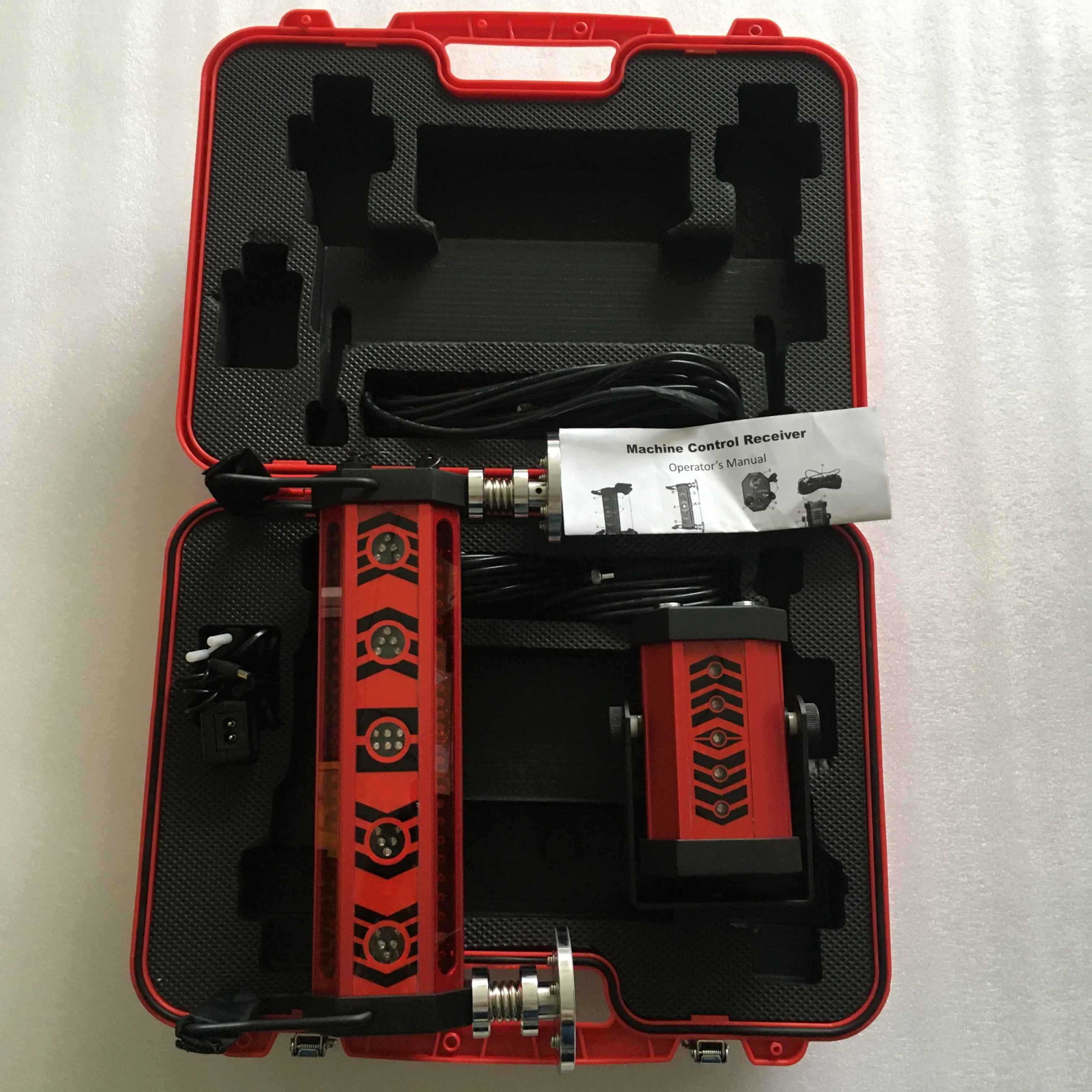 Industrial Grade ZL360B Laser Receiver Machine Control With Magnet Base Electronic Self-Leveling 25cm Receiving Window Red Beam