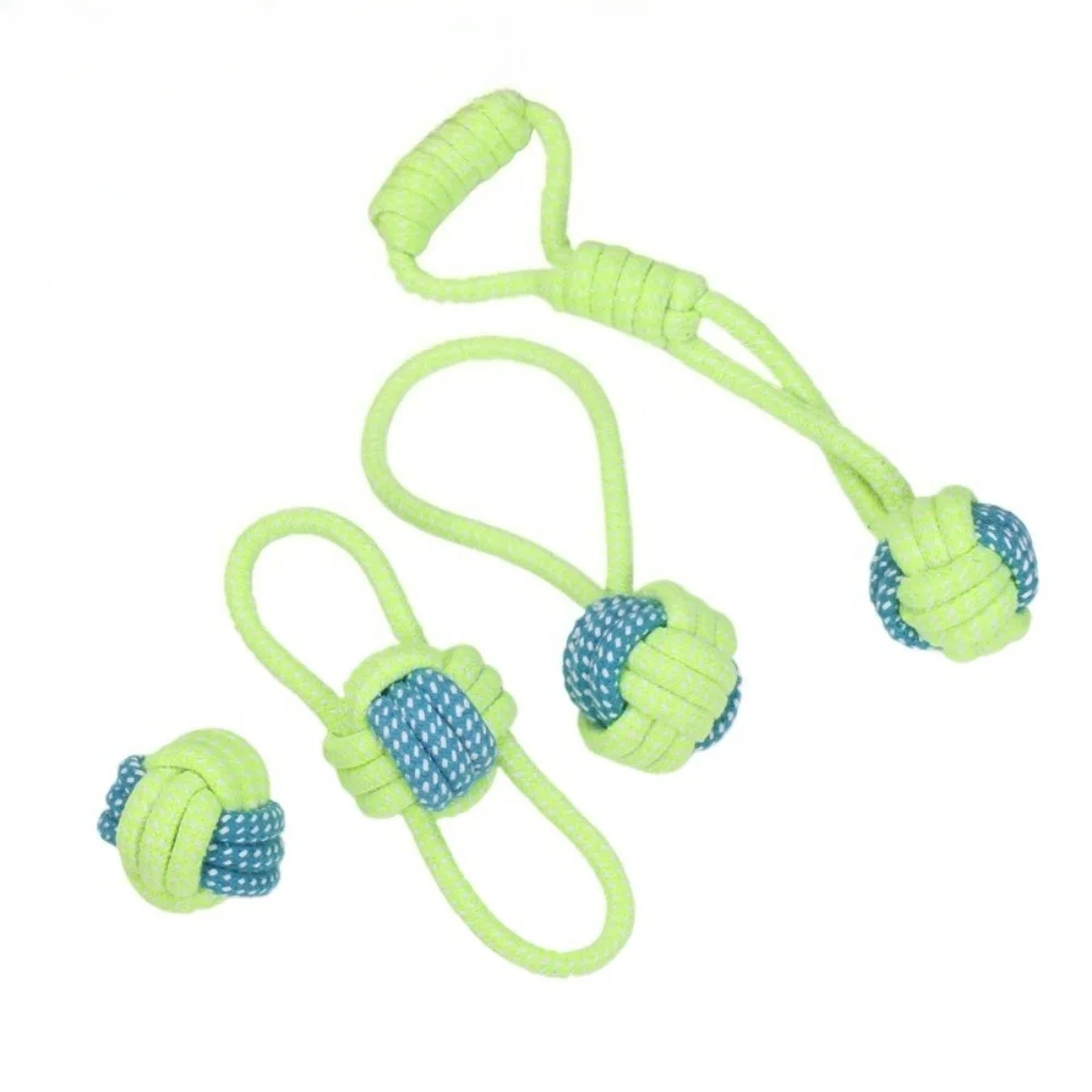 Pet Dog Toys for Large Small Dogs Toy Interactive Cotton Rope Mini Dog Toys Ball for Dogs Accessories Toothbrush Chew Puppy Toy