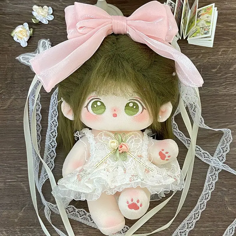 Boneka idola 20cm boneka bayi imut mainan mewah Anime boneka bintang boneka kustom anak perempuan boneka lucu hadiah anak-anak