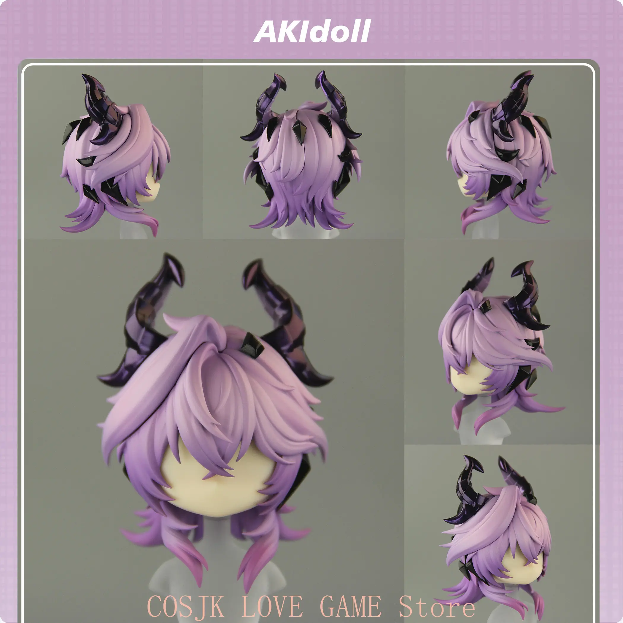 

NEW Durin Genshin Impact Handmade ob11 ob22 GSC Hair Detachable Hair Shell Wig Faceplates BJD Accessories Game Anime Gift