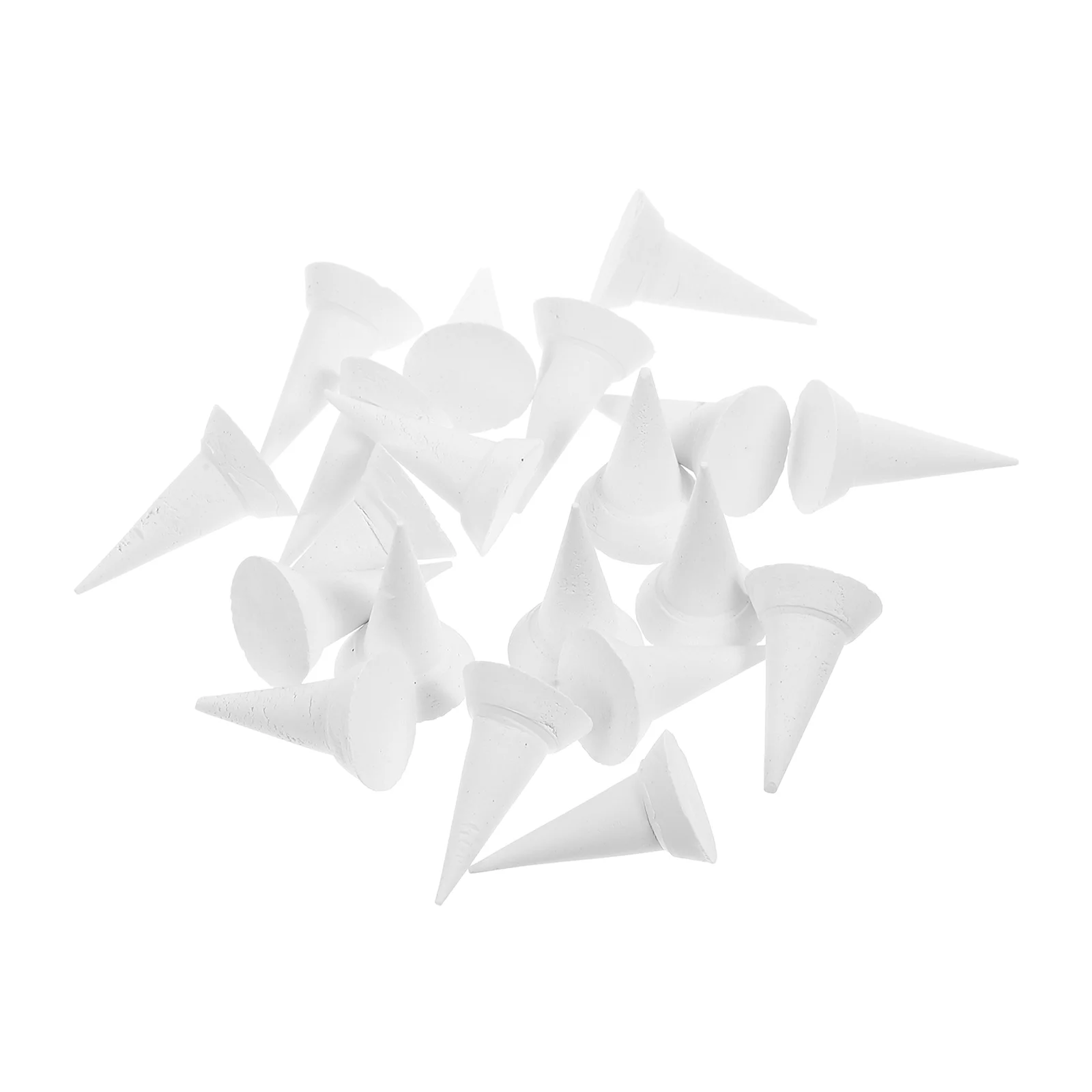 20 pezzi mini chiodi per forno in ceramica supporto punte da trapano per trampoli in ceramica strumenti ad alta temperatura