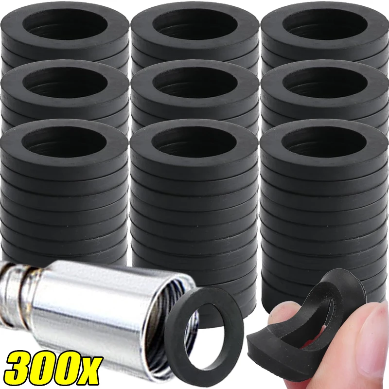 

Faucet Rubber Flat Washers Garden Hose Repair Sealing Gaskets O- Ring Assortment Kits Shower Head Tap Plumbing Pipe Fasteners