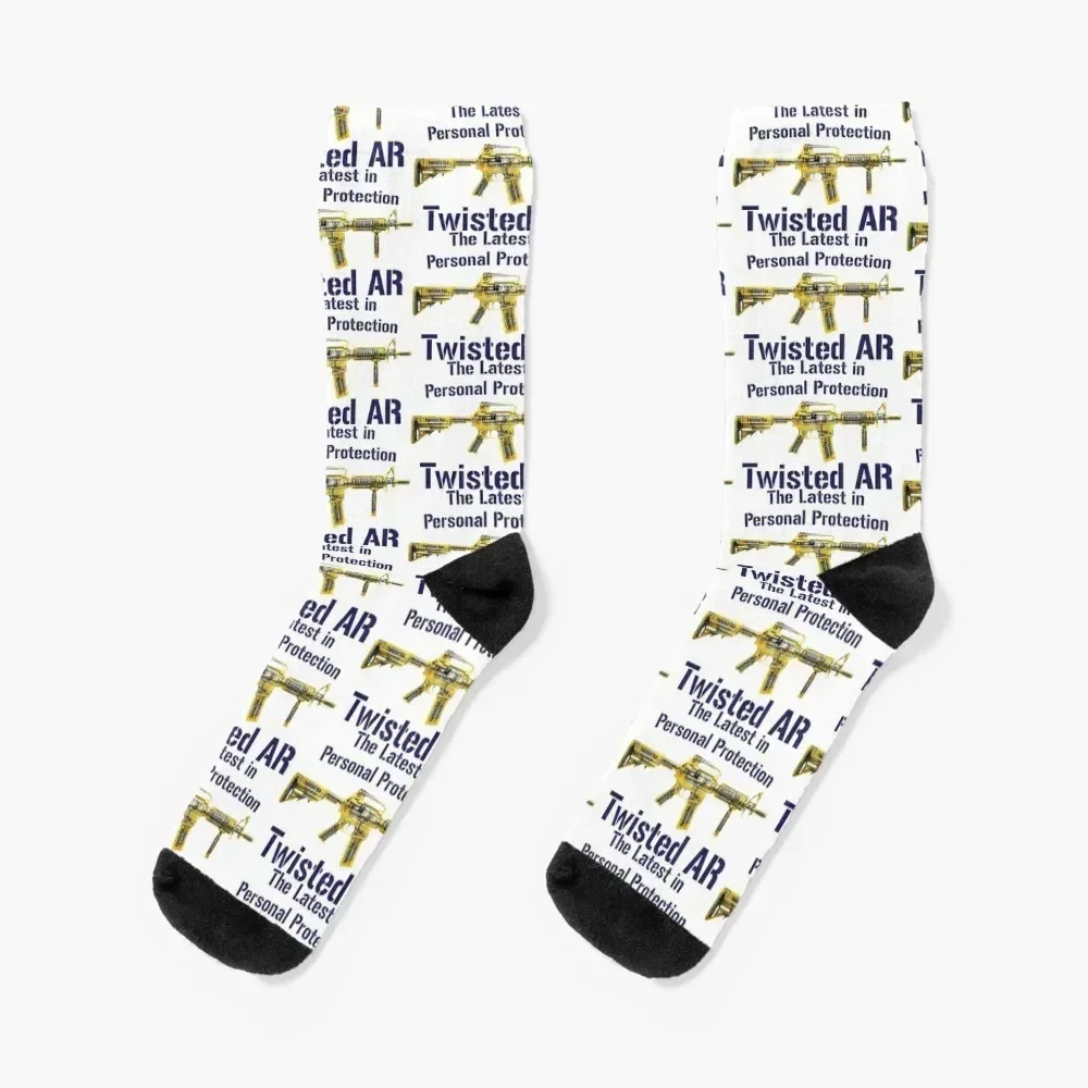 Twisted Tea Automatic Rifle Socks sports stockings hiphop Lots Men's Socks Luxury Women's