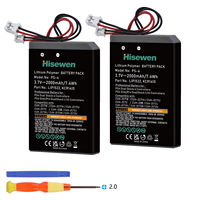Hisewen 2000mAh PS4 PS4Pro Battery Replacement for Sony Playstation 4 Dualshock 4 V1 V2 Controller CUH-ZCT2 CUH-ZCT2E CUH-ZCT1E