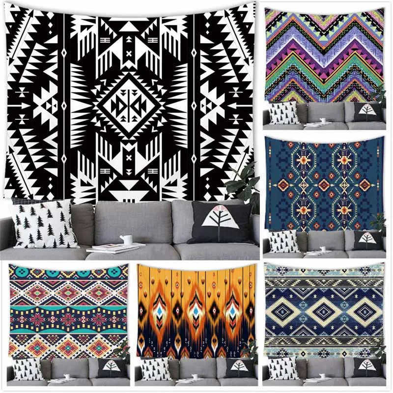 Geometry Tapestry Wall Hanging Geometry Printing Decor Tapestry Wall Hanging Geometry Home Decoration Background Wall Decor