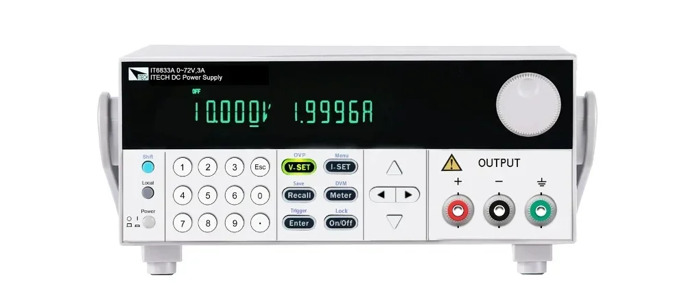 

Programmable DC Power Supply Output 0-72V 0-3A 216W Resolution 1mV/0.1mA USB