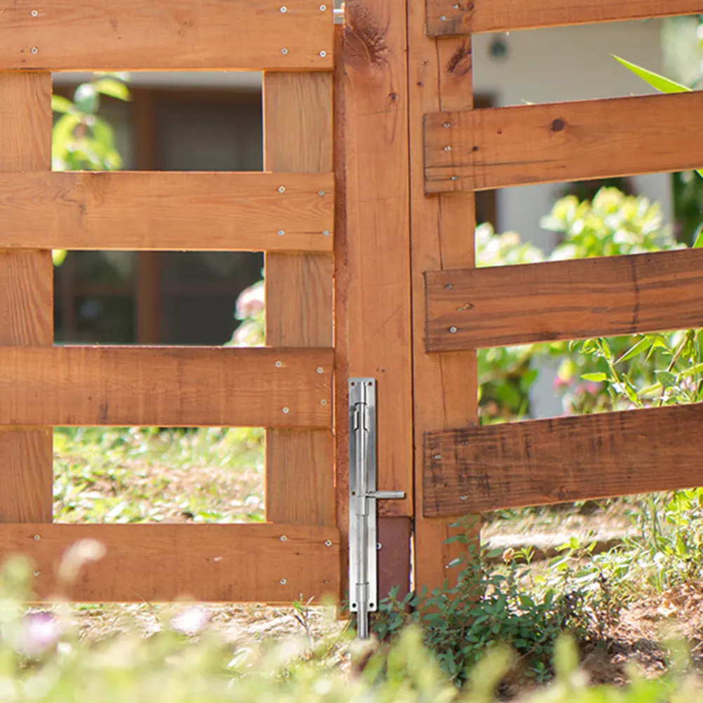 

2pcs Thickened Stainless Steel Door Lock Bolt Latches Heavy Duty Exterior Gate Hardware Baby Barn Durable Corrosion for Indoor