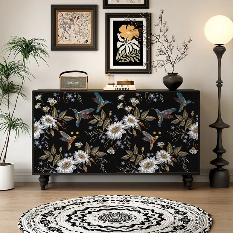 

Entrance cabinet living room bedroom solid wood locker hotel storage cabinet