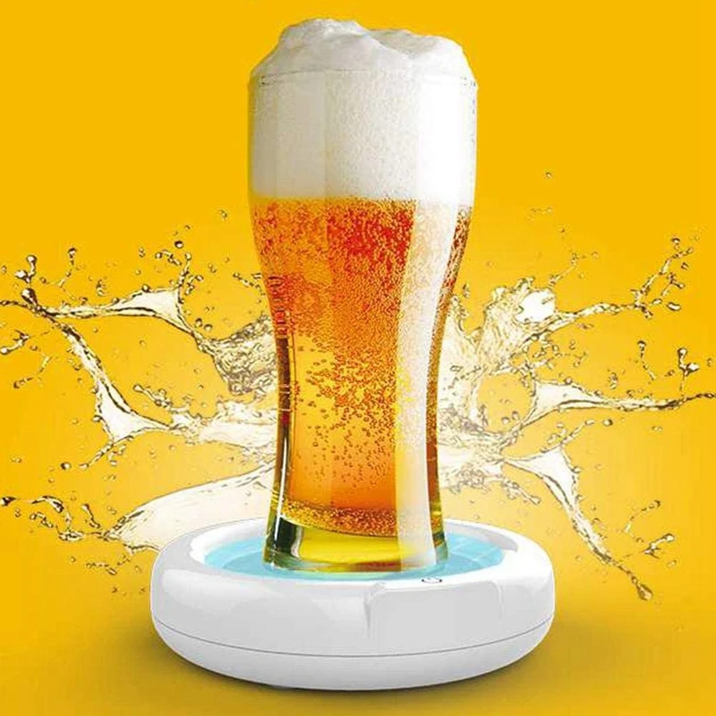 Electric Ultrasonic Beer Foamer, Beer Head Enhancer, Melhor degustação de cerveja para Lager Craft Beer e Home Brewing