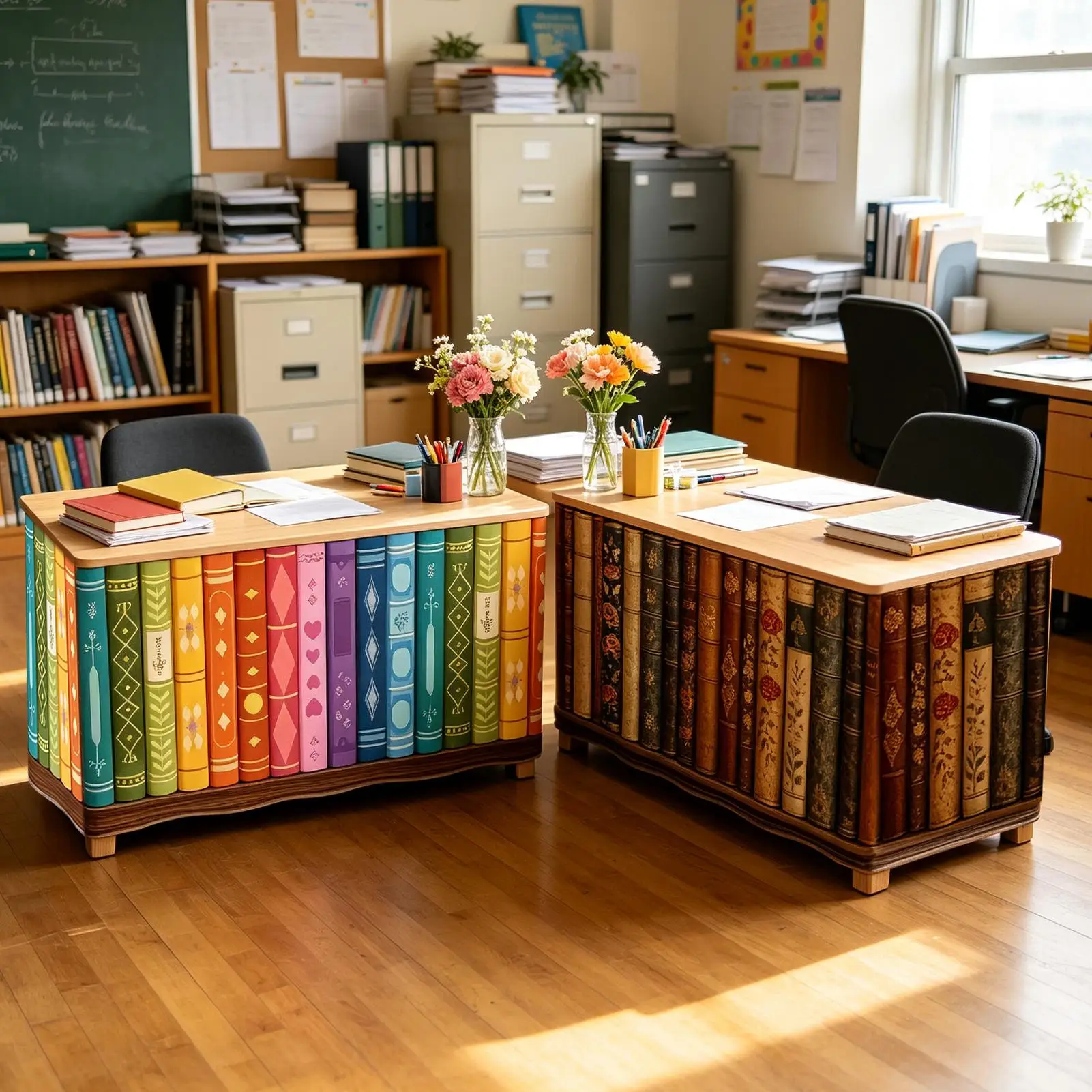 Teacher Table Skirt 70.87*29.53in Rectangular Decorative Tablecloth Wear-Resistant Teacher Desk Cover For Back To School Podiums