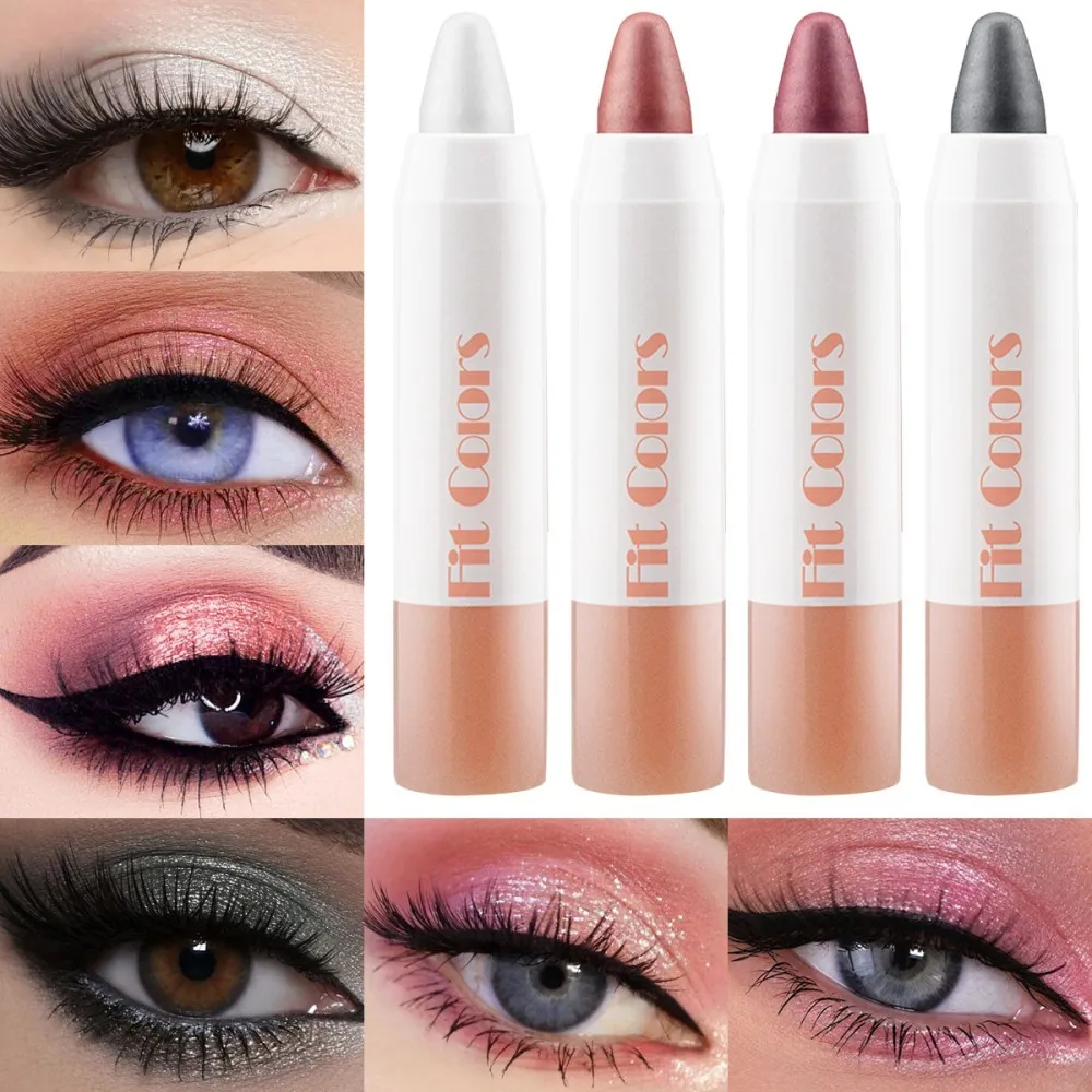 6 Color Tears Under The Starry Sky Eye Shadow Pen Flash Pen Outline Eye Shadow Pen Fluorescent Pen