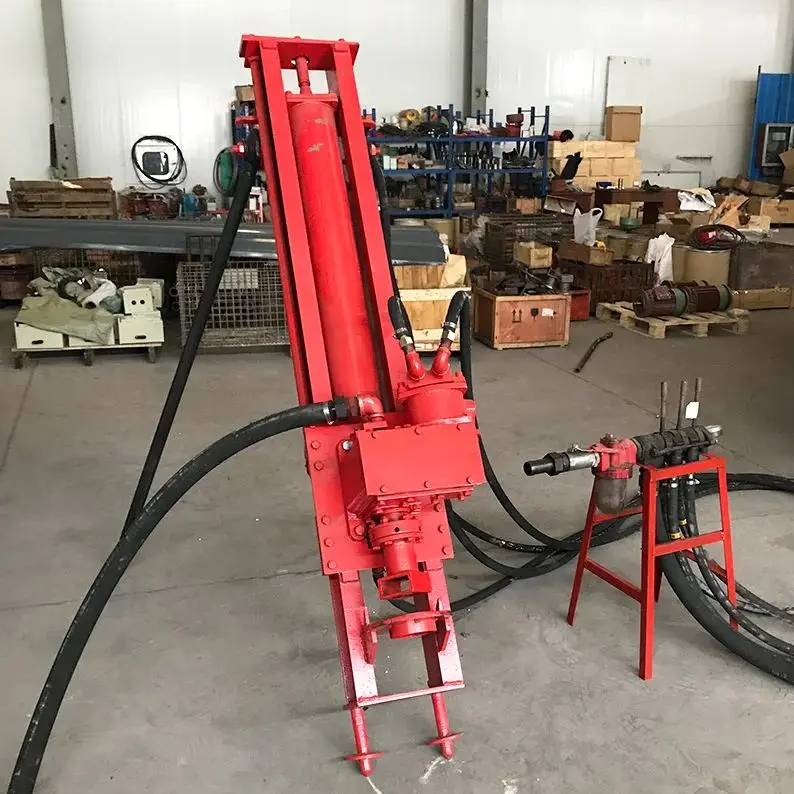 

Customized Small Electric Rock Drill DTH Rig 40m Deep Hole Driller For Blasting Holes In Small And Medium Mines