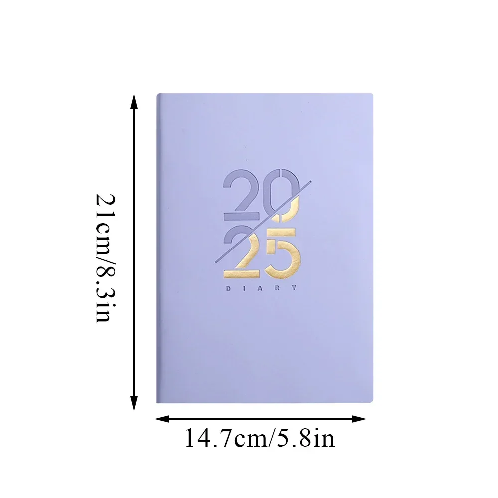 2025 Agenda Diary Notebook Monthly Calendar Daily Planner A5 Notebook Portable List Planner Notebook School Office Stationery