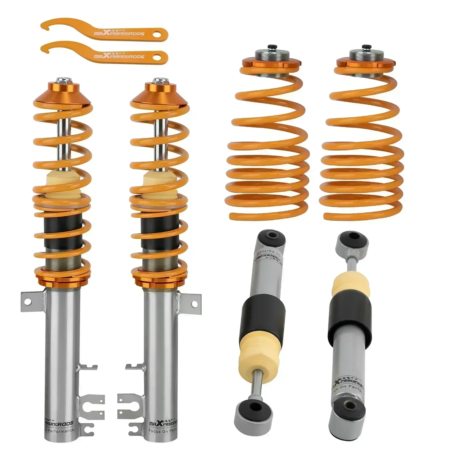 For Factory Coilover Shock Absorber Spring Strut For Fiat 500 Abarth Panda Hydrogen Mk2 Mk3