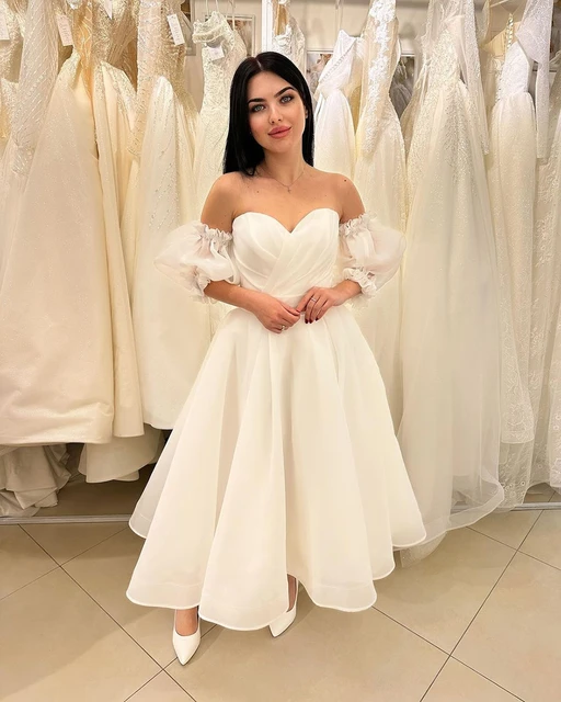 Ivory wedding reception dress 2025