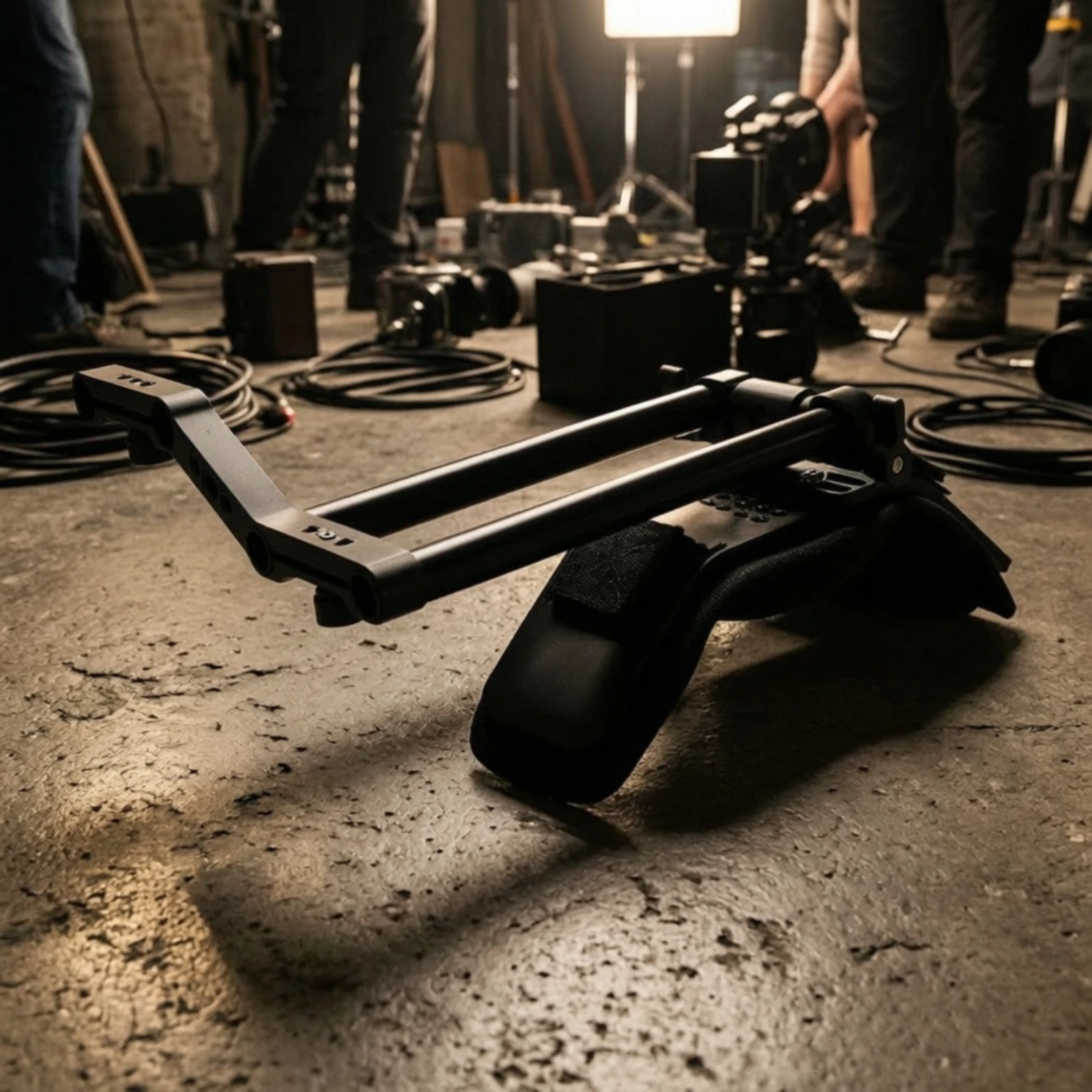 Shoulder Pad with Rod Clamp Rotating Shoulder Rig Support Modular Sturdy for Videographers, Handheld Filming, Footage Production