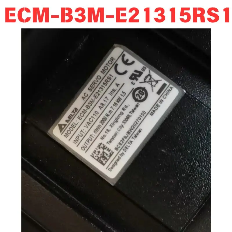 Used ECM-B3M-E21315RS1 electrical machinery Functional test OK Fast delivery