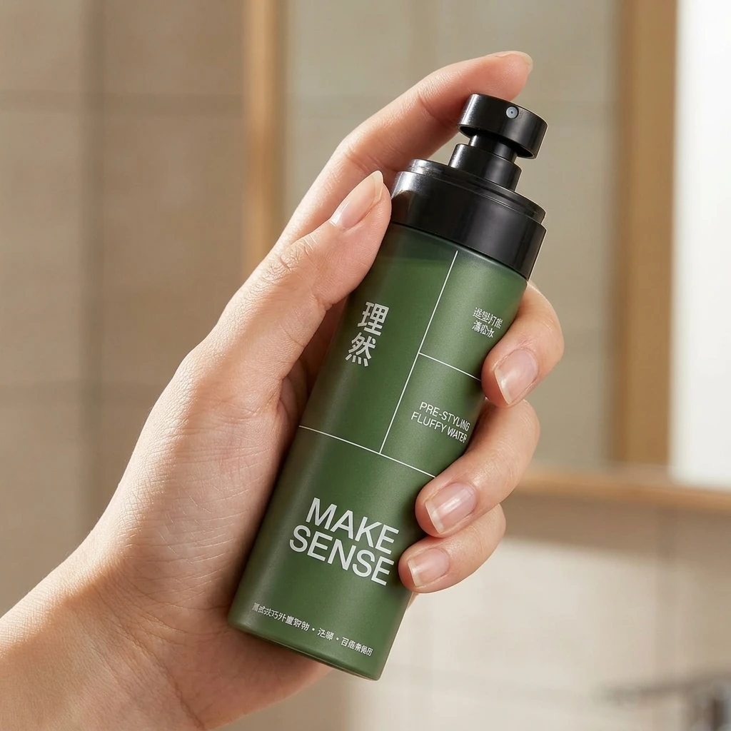 1pcs Liran Fluffy Water Hair Base Styling No-wash Gel Water Dry Hair Spray Standing Fluffy Long-lasting Styling Hair Spray 120ml