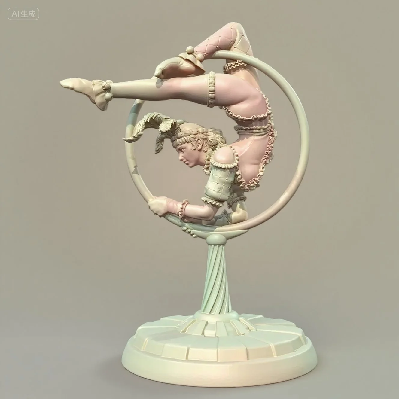 

Overall heights 38mm 50mm 75mm Resin soldier performer colorless self-assembly（3D Printing ） TD-7494 /3D