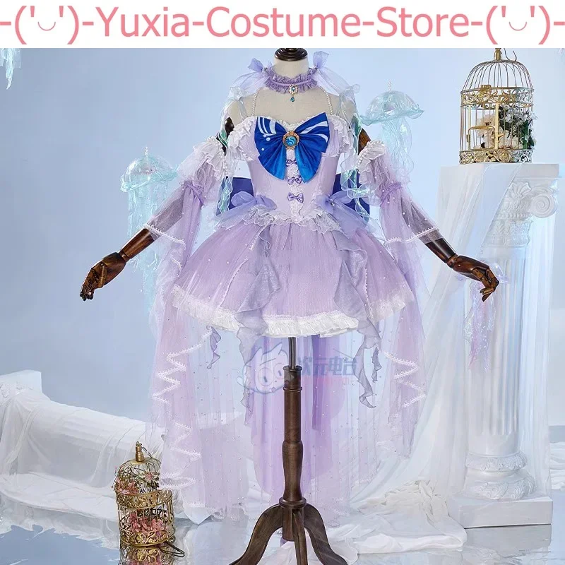 Genshin Impact Sangonomiya Kokomi Flower Wedding Dress Game Suit Gorgeous Cosplay Costume Halloween Party Outfit Women