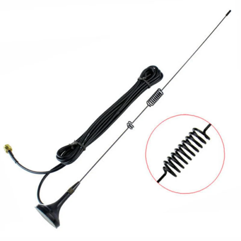 ABZZ-UT-106UV SMA-Male Dual Band Mobile Magnet Antenna Yaesu Two-Way Radios